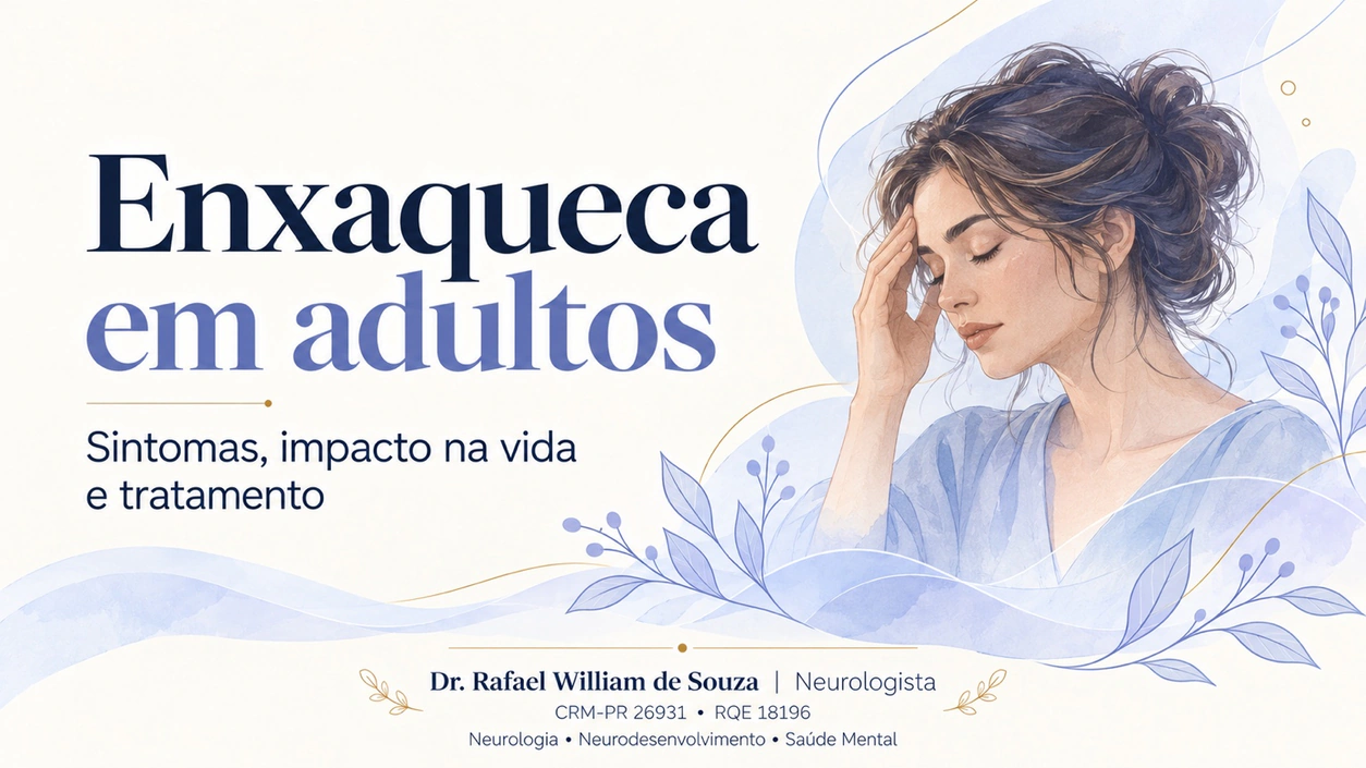 Enxaqueca em adultos: sintomas, impacto na vida e possibilidades de tratamento